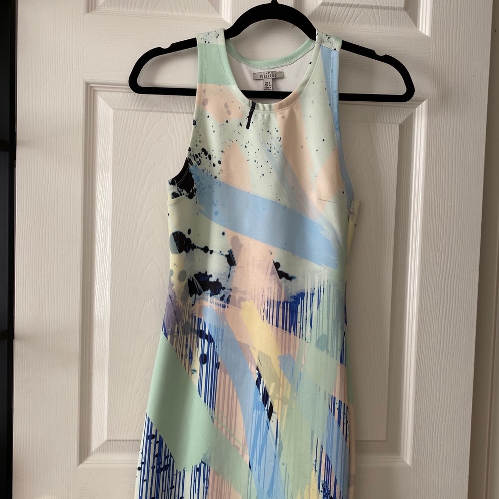 Printed bodycon dress